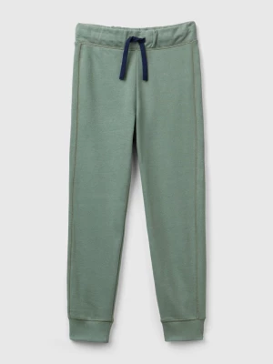 Benetton, Sweatpants In 100% Cotton, size M, Light Green, Kids United Colors of Benetton