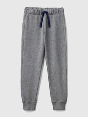 Benetton, Sweatpants In 100% Cotton, size S, Dark Gray, Kids United Colors of Benetton