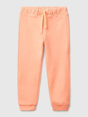 Benetton, Sweatpants In Cotton, size 116, Peach, Kids United Colors of Benetton