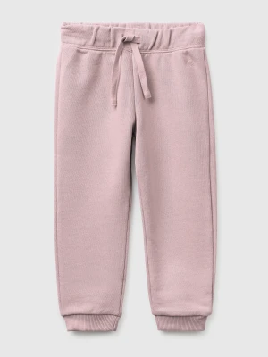 Benetton, Sweatpants In Organic Cotton, Size: 116, Pink, Kids United Colors of Benetton