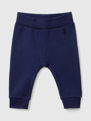 Benetton, Sweatpants In Organic Cotton, size 50, Dark Blue, Kids United Colors of Benetton