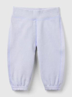 Benetton, Sweatpants In Organic Cotton, size 50, Sky Blue, Kids United Colors of Benetton