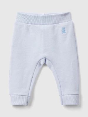 Benetton, Sweatpants In Organic Cotton, size 50, Sky Blue, Kids United Colors of Benetton