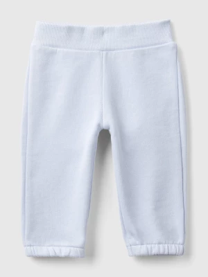 Benetton, Sweatpants In Organic Cotton, size 50, Sky Blue, Kids United Colors of Benetton