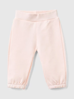 Benetton, Sweatpants In Organic Cotton, size 50, Soft Pink, Kids United Colors of Benetton