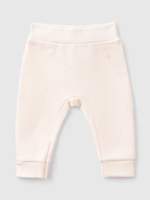 Benetton, Sweatpants In Organic Cotton, size 50, Soft Pink, Kids United Colors of Benetton