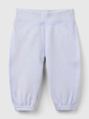 Benetton, Sweatpants In Organic Cotton, size 68, Sky Blue, Kids United Colors of Benetton