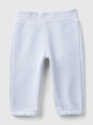 Benetton, Sweatpants In Organic Cotton, size 68, Sky Blue, Kids United Colors of Benetton