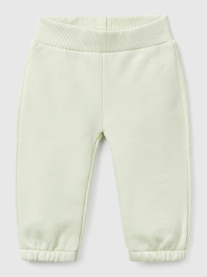 Benetton, Sweatpants In Organic Cotton, size 82, Light Green, Kids United Colors of Benetton