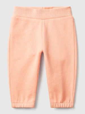 Benetton, Sweatpants In Cotton, size 82, Peach, Kids United Colors of Benetton