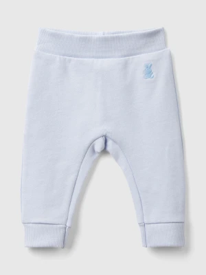 Benetton, Sweatpants In Cotton, size 82, Sky Blue, Kids United Colors of Benetton