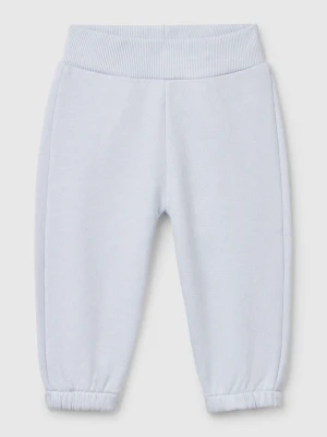 Benetton, Sweatpants In Organic Cotton, size 82, Sky Blue, Kids United Colors of Benetton