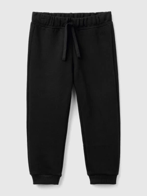 Benetton, Sweatpants In Organic Cotton, size 98, Black, Kids United Colors of Benetton