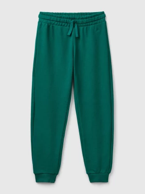 Benetton, Sweatpants With Logo, size L, Dark Green, Kids United Colors of Benetton