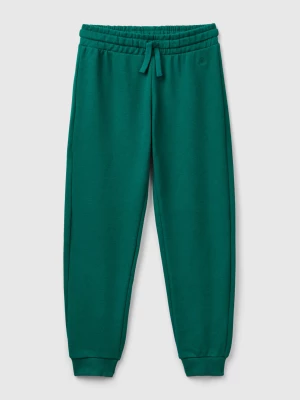 Benetton, Sweatpants With Logo, size M, Dark Green, Kids United Colors of Benetton