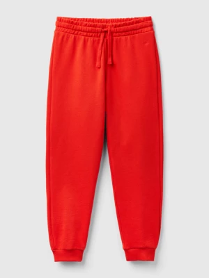 Benetton, Sweatpants With Logo, size M, Red, Kids United Colors of Benetton