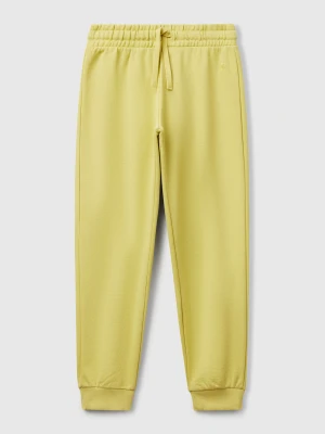 Benetton, Sweatpants With Logo, size XL, Yellow, Kids United Colors of Benetton