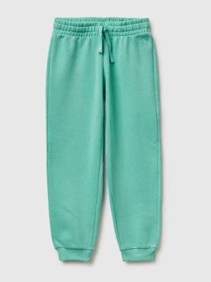 Benetton, Sweatpants With Logo, Size: XL, Aqua, Kids United Colors of Benetton