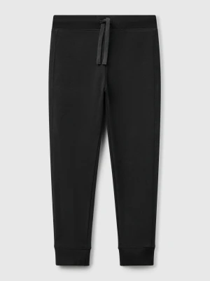 Benetton, Sweatpants With Logo, Size: XL, Black, Kids United Colors of Benetton