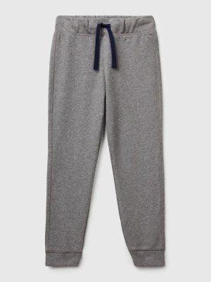 Benetton, Sweatpants With Logo, size XL, Gray, Kids United Colors of Benetton