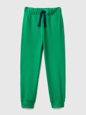 Benetton, Sweatpants With Logo, Size: XL, Green, Kids United Colors of Benetton