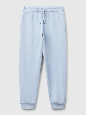 Benetton, Sweatpants With Logo, Size: XL, Light Blue, Kids United Colors of Benetton