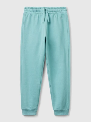 Benetton, Sweatpants With Logo, size XL, Sky Blue, Kids United Colors of Benetton