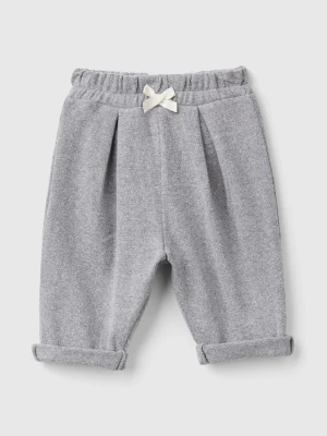 Benetton, Sweatpants With Lurex, size 62, Gray, Kids United Colors of Benetton