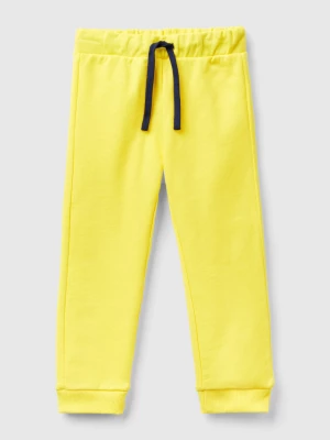 Benetton, Sweatpants With Pocket, size 104, Yellow, Kids United Colors of Benetton