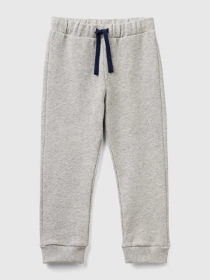 Benetton, Sweatpants With Pocket, size 116, Light Gray, Kids United Colors of Benetton