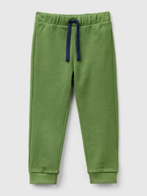 Benetton, Sweatpants With Pocket, size 116, Military Green, Kids United Colors of Benetton