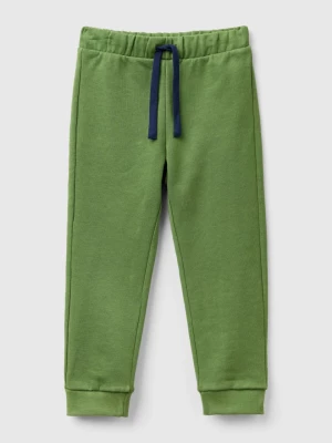 Benetton, Sweatpants With Pocket, size 82, Military Green, Kids United Colors of Benetton