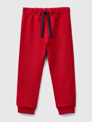 Benetton, Sweatpants With Pocket, size 82, Red, Kids United Colors of Benetton