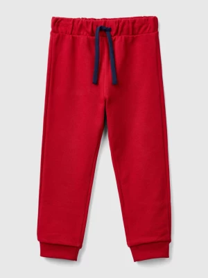 Benetton, Sweatpants With Pocket, size 98, Red, Kids United Colors of Benetton