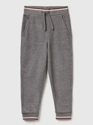 Benetton, Sweatpants With Straight Leg, Size: 3XL, Dark Gray, Kids United Colors of Benetton