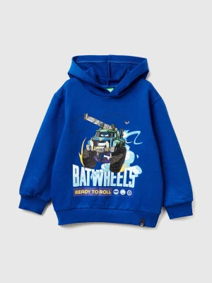 Benetton, Sweatshirt Featuring Batwheels ©&™ Dc And Wbei, Size: 104, Bright Blue, Kids United Colors of Benetton
