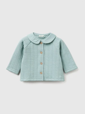 Benetton, Sweatshirt With Collar, Size: 82, Aqua, Kids United Colors of Benetton