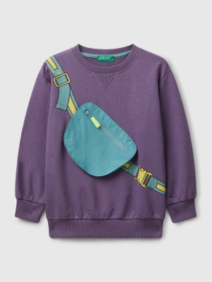 Benetton, Sweatshirt With Kangaroo Pocket, size 116, , Kids United Colors of Benetton