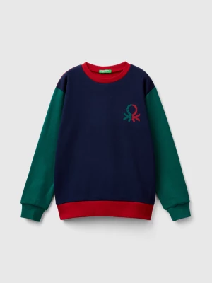 Benetton, Sweatshirt With Logo Print, size XL, Multi-color, Kids United Colors of Benetton