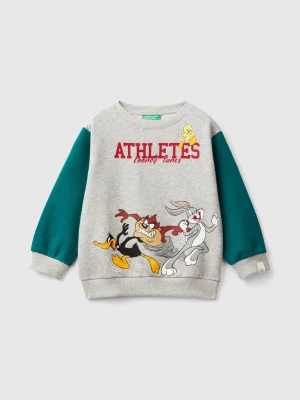 Benetton, Sweatshirt With ©looney Tunes Print, size 116, Dark Gray, Kids United Colors of Benetton