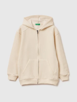 Benetton, Sweatshirt With Print, Size: XL, Creamy White, Kids United Colors of Benetton