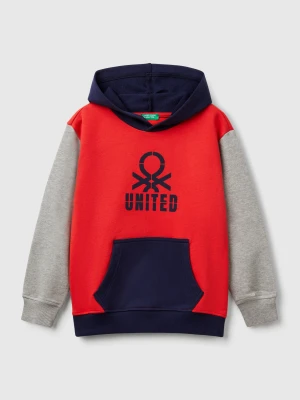 Benetton, Sweatshirt With Print, size XL, Multi-color, Kids United Colors of Benetton
