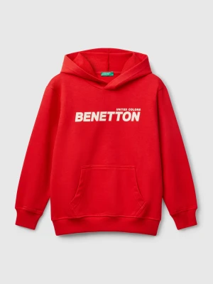 Benetton, Sweatshirt With Print, size XL, Red, Kids United Colors of Benetton