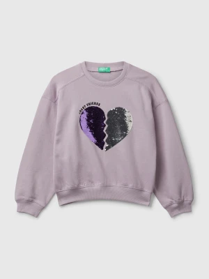 Benetton, Sweatshirt With Sequins, Size: XL, Kids United Colors of Benetton