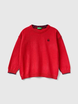 Benetton Sweter w kolorze czerwonym rozmiar: 98