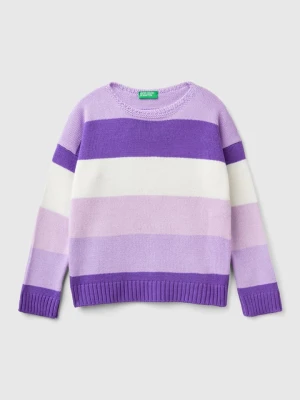Benetton Sweter w kolorze fioletowym rozmiar: 122