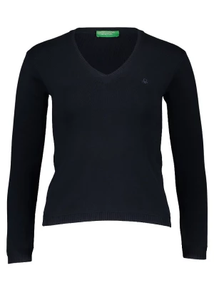 Benetton Sweter w kolorze granatowym rozmiar: M