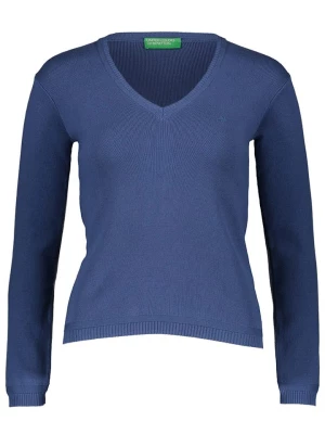 Benetton Sweter w kolorze granatowym rozmiar: M