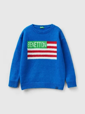 Benetton Sweter w kolorze niebieskim rozmiar: 160