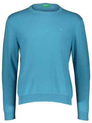 Benetton Sweter w kolorze niebieskim rozmiar: M